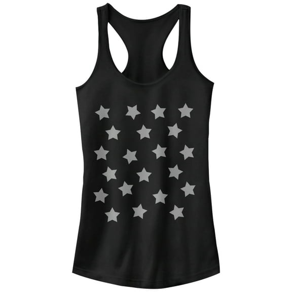 Junior's Lost Gods Stars  Racerback Tank Top Black 2X Large