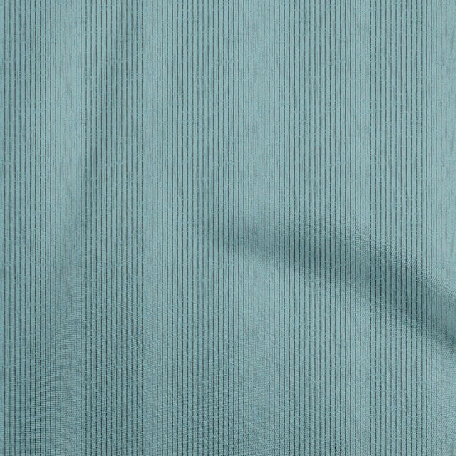 oneOone Velvet Teal Blue Fabric Stripes Texture Sewing Craft Projects Fabric Prints By Yard 58 Inch Wide