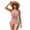 Cute Capybara & Strawberry Print with Polka Dots, variant on Carousel Horse & Strawberry Print High Waisted Bikini Set - Halter Neck Drawstring 2 Piece Swimsuit for Summer Beach & Vacation
