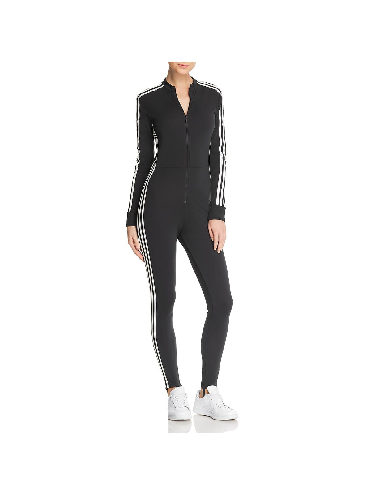 adidas black jumpsuit womens