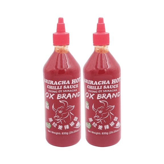 OX Brand Sriracha Hot Chili Sauce, 2-Pack, Bold & Fiery