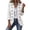 010_White, variant on Jackets for Women Vintage Boho Print Ruffle Jacket Trendy Loose Lapel Long Sleeve Button Jacket Coat, S-5XL