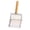 A002- Silver, variant on Litter Scoop, Stainless Steel Litter Scoop, Sieve Fine Mesh Stainless Steel, Metal Cat Litter Scoop, 11X5 Inch 2-In-1 Gold Kitty Litter Sifter Compatible with Tofu Cat Litter,