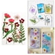 thumbnail image 2 of 13 plantas con flores secas para envoltorios de regalo, accesorios de arte y joyería de resina epoxi. rojo, 2 of 9