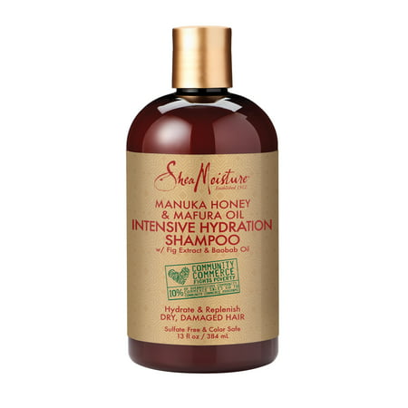 Manuka Honey & Mafura Oil Intensive Hydration Shampoo - Replenishes Dry, Damaged Natural Hair - Sulfate-Free with Natural & Organic Ingredients - Infuses Moisture into Curly, Coily Hair (13 (Best Organic Shampoo For Dry Hair)