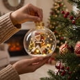 thumbnail image 6 of LOWLHOME Clearance！Glowing Christmas Story Ornament, Light-Up Mini Holiday Scene with Warm LED Light, Festive Keepsake Gift for Home Christmas Party Decoration，#E, 6 of 8
