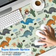 thumbnail image 2 of Long Mouse Pads for Desk,LightGreen Cartoon Dinosaurs Cactuses Desk Mats on Top Of Desks, Desk Mouse Pad Extra Large with 3mm Non-Slip Base and Stitched Edge for Gaming,Work,Home 47.3"x23.6", 2 of 5