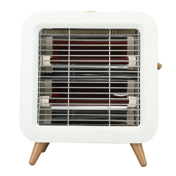 ZOUSSIQI Portable Electric Space Heater 550W Safe Quiet Heater Fan Mechanical Control Desktop Infrared Heater JU316-88003