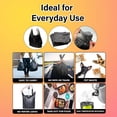 thumbnail image 3 of Bolsas tipo camiseta Thrive-Marketplace Premier Thank You 300 negras, 3 of 8