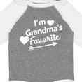 thumbnail image 4 of Inktastic I'm Grandma's Favorite with Arrow and Hearts Boys or Girls Long Sleeve Baby Bodysuit, 4 of 5