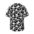 thumbnail image 2 of Fotbe Panda1 print Short Sleeve Button Down Shirts for Men Casual Summer Beach Wrinkle Free Shirt-X-Large, 2 of 7