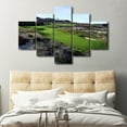 thumbnail image 3 of TISHIRON 5PCS Framed Canvas Wall Art Set,60"x40" Green Golf Course Scenery Canvas Art Decor, 3 of 7