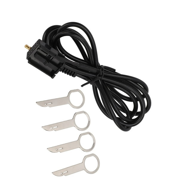 Audio AUX Cable,3.5mm Audio Input Aux Audio AUX Adapter Car Radio Aux Audio Cable Top-Notch Performance