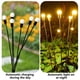thumbnail image 4 of Paquete de 2 luces colgantes solares LED Firefly para exteriores, para patio, camino y césped, incluye estaca, 4 of 8