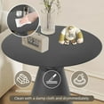 thumbnail image 2 of Vmopu Home Dark Grey Round Table Aluminum Alloy for Outdoor Camping Balcony Strong and Durable, 2 of 8