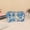 A Blue, variant on Bcylexb Transparent Zipper Pencil Pouch, Clear Pen Case with Floral Pattern Waterproof Cute Pencil Bag for Classroom Office Supplies Makeup Bag