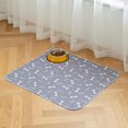 thumbnail image 2 of Alfombrilla educativa para perros y cachorros, color gris, 1 unidad, lavable, reutilizable, superabsorbente, a prueba de fugas, antideslizante, para un uso duradero, 2 of 4