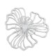thumbnail image 4 of Arte de pared con flores, escultura de pared con flores, letrero de pared, arte colgante de pared con flores, arte de pared Blanco Grande, 4 of 9