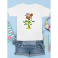 thumbnail image 3 of Boy On The Top Of A Flower T-Shirt Juniors -Image by Shutterstock,  Large, 3 of 4