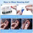 thumbnail image 6 of SUWU Hearing Aids for Seniors with digital Displays,Wireless Hearing Aids with Adjustable Volume,Invisible Hearing Amplifier with Noise Reduction with Large Capacity Battery Charging Case, 6 of 9
