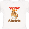 thumbnail image 4 of Inktastic Sheltie Dog Lover Boys or Girls Long Sleeve Baby Bodysuit, 4 of 5