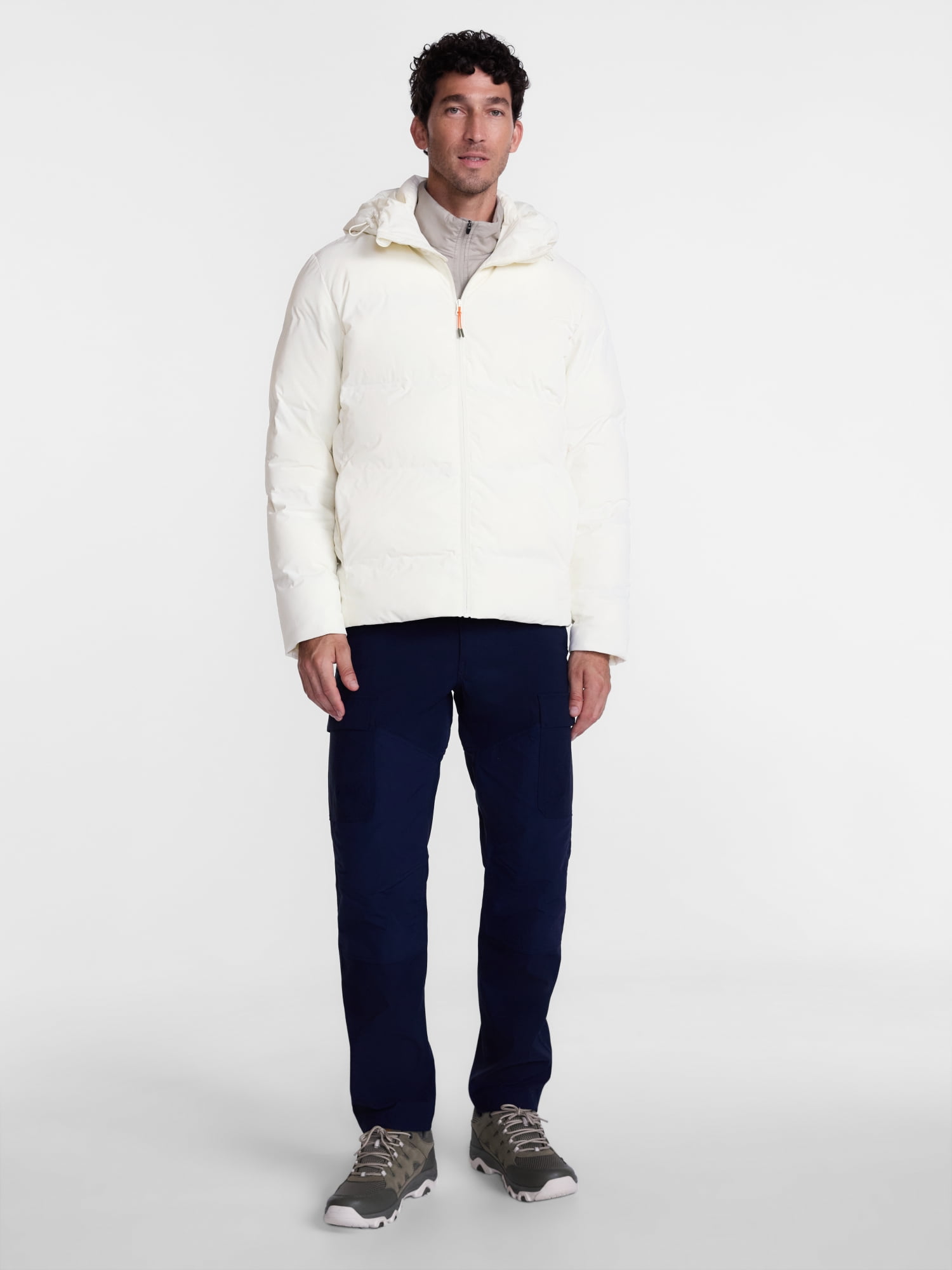 Ozark Trail Men's and Big Men's Ripstop Puffer Jacket, Sizes S-3XL
