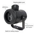 landege 1PC LED Projector Light Colorful Outdoor Rotating Spotlight