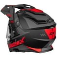 thumbnail image 2 of Castle X, 36-18112, Adult Dual Sport Snowmobile Helmet - Dual Lens Shield - CX200 - WRATH - Matte Red, Small, 2 of 3