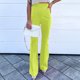 thumbnail image 4 of Moda Mujer Verano Casual Cintura Elástica Sólido Cintura Alta Pantalones Pantalones Fridja  alkflakhf34835, 4 of 9