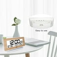 thumbnail image 3 of Yeacher FanJu Digital Alarm Clock with Backlight LCD Screen Time Calendar Week Temperature Display ℃/, 3 of 8