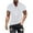 White, variant on ZCFZJW Mens Summer Short Sleeve Cotton T-Shirts Loose Regular Fit Casual Solid Color Summer Short Sleeve Big and Tall Pullover Tops Lightweight Collared Shirts Black XXXXL