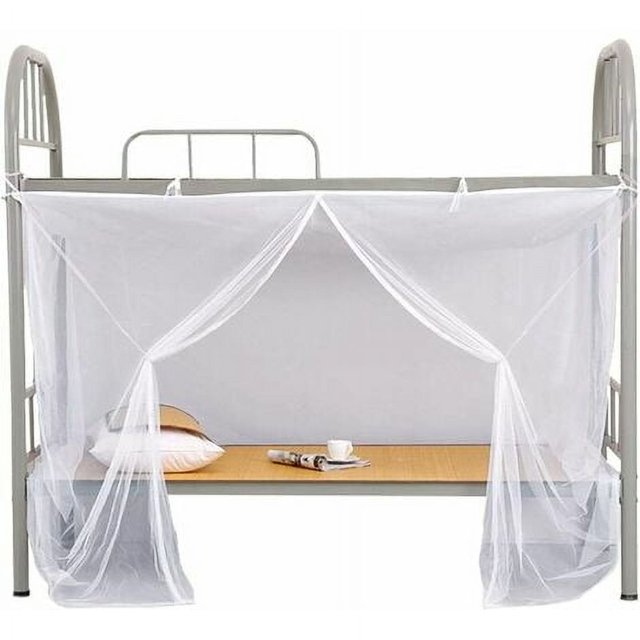 Mosquitera Blanca 1x2m Agujeros Finos Dormitorio De Estudiantes Litera Cuadrada, Thsinde