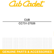 CUB CADET 731-27026 Back Steering Column Cover Ultima ZTS1 ZTS2 KH Fab Mowers