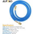 thumbnail image 4 of R410A AC Refrigerant Charging Hoses, 60’’ R410A HVAC Charging Hose with 1/4’’ SAE Flare, with 800 PSI Working Pressure for R410A R22, 4 of 5