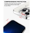 thumbnail image 2 of case for iPhone 14 Pro Case with Ring Holder Magnetic Kickstand, Slim Thin TPU [Soft Microfiber Lining] Anti-Scratch Matte Full-Body Shockproof Protective Phone Case for iPhone 14 Pro White, 2 of 6