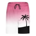 thumbnail image 4 of Oplxuo Mens Swim Trunks with Compression Liner Board Shorts 2 in 1 Quick Dry Beach Swimwear Bathing Suits for Men, 4 of 7