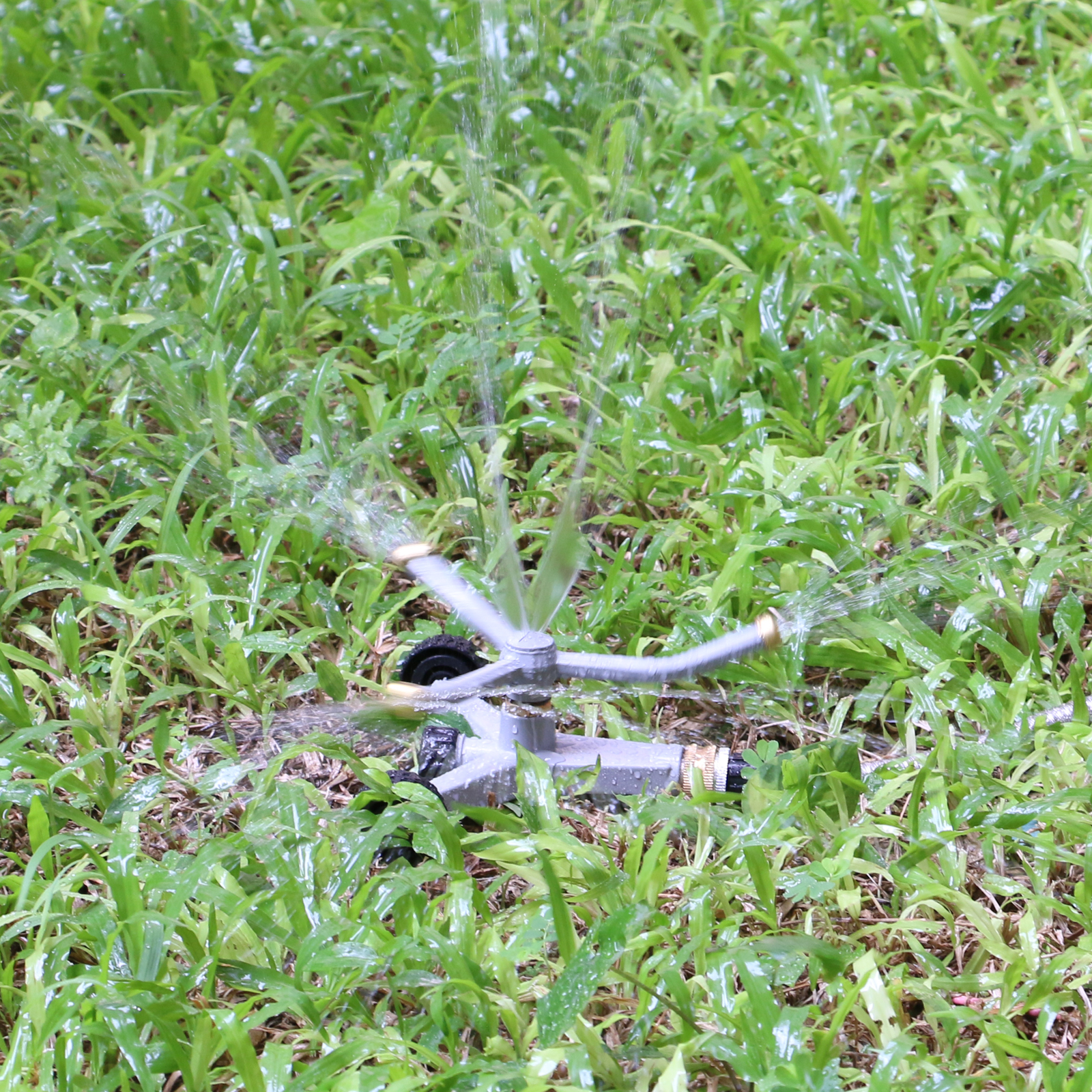 STYDDI Metal 3-Arm Rotating Lawn Sprinkler, 45 Ft Coverage photo 4