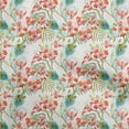 thumbnail image 1 of oneOone Cotton Poplin Twill Orange Fabric Florals Sewing Craft Projects Fabric Prints By Yard 56 Inch Wide, 1 of 4