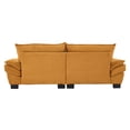 thumbnail image 6 of Sleeper Couch Loveseat Sofa with Pillows Comfy Upholstered Deep Seat Sofa for Bedroom,Living Room,Apartment,Office,Dorm-Yellow Corduroy, 6 of 9