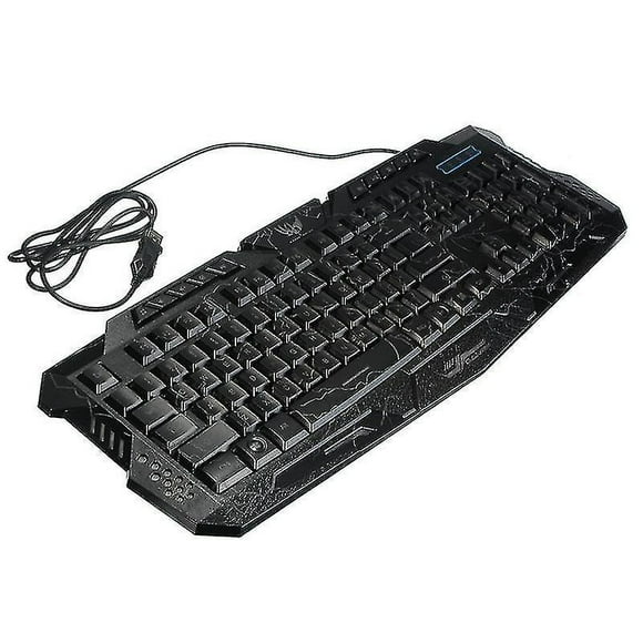 Juego de accesorios para computadora HUOGUO M200 Teclado con retroiluminación mecánica