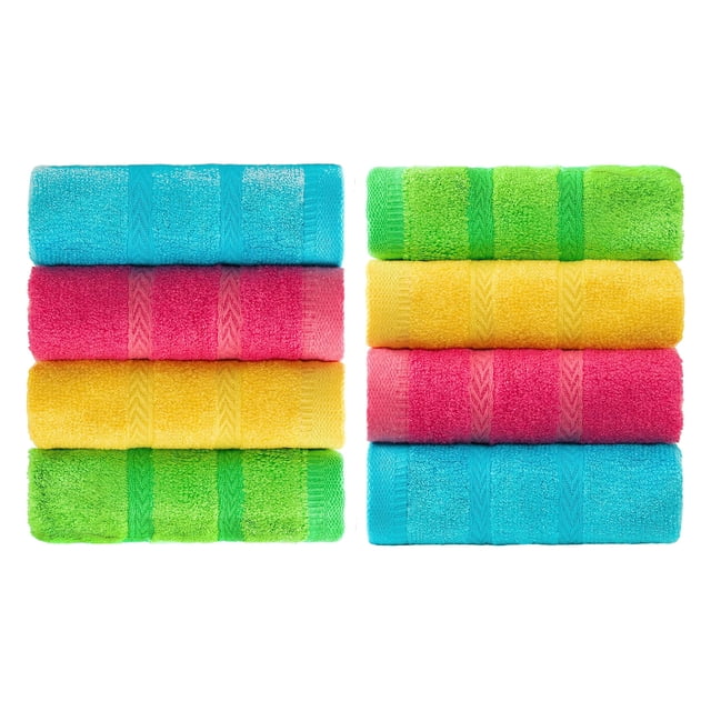 Toallas con forma de dedo MEMRUI multicolor para baño infantil de 25 x 48 cm