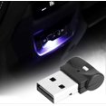 thumbnail image 5 of USB Car Ambient Lighting, Mini 7 Colors Button Control LED Modeling Interior Light for Cars, Laptops, USB Sockets, Night Lights and Extra USB Plugs De, 5 of 5