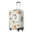 thumbnail image 2 of Easygdp Mushrooms And Butterflies Print Elastic and Washable Suitcase Protective Cover with Hidden Zipper Fits 18-32 inch Luggage -Medium, 2 of 9