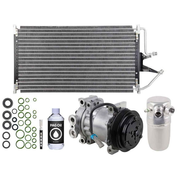 A/C Kit w/ AC Compressor Condenser & Drier For Chevy Tahoe Silverado Cheyenne Pickup GMC Sierra Yukon GMT400 - BuyAutoParts