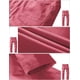 thumbnail image 5 of Pantalones a juego para hombre, ajustados, con parte delantera plana, casual, rosa 42, 5 of 5