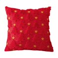 thumbnail image 1 of XWSHYW Almohadas y Fundas Almohada Navideña Cojines Navideños Almohadas de Menta Decoraciones Navideñas Rojas y Blancas Almohada de Felpa Linda Funda de Cojín Decorativo Navideño, 1 of 2