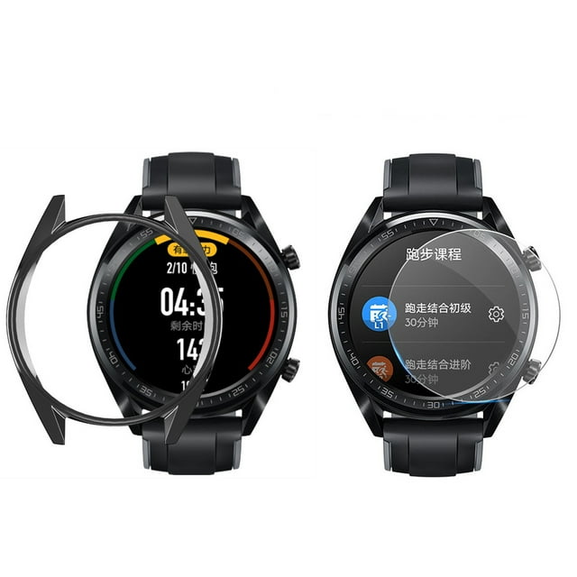 WIFKLSIIPG Electroplate Soft TPU Case Cover for Huawei Watch GT 46mm with Screen Protector
