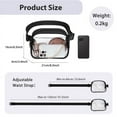 thumbnail image 7 of Tinyat Crossbody Bags for Women Clear Women Fanny Pack Belt Bag Stadium Approved Waterproof Waist Bags PVC Purse, 7 of 7