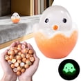 thumbnail image 2 of Luminous Mini Chicken, Glow in Dark Figurines - Resin Miniature Animals for DIY Project, Garden, Dollhouse, Aquarium Decor, Glows at Night White, 2 of 9