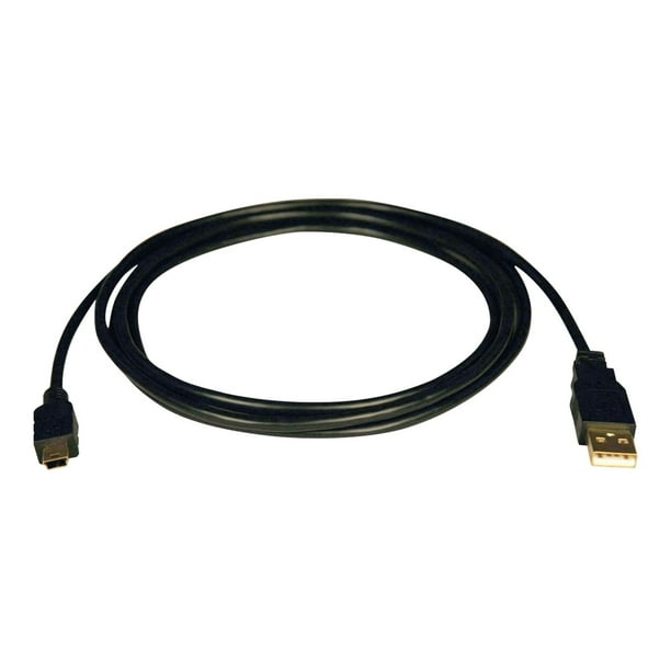 Eaton Tripp Lite Series USB B (m) 6 ft 2.0 A to Mini-B Cable (A to 5Pin Mini-B M/M), (1.83 M) - Câble USB - US vers mini-USB Type B (M) - USB 2.0 - 6 ft - Moulé - Noir